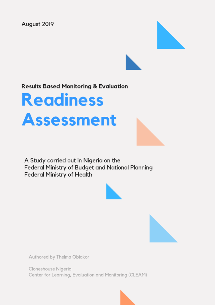 Readiness Assessment Cover design